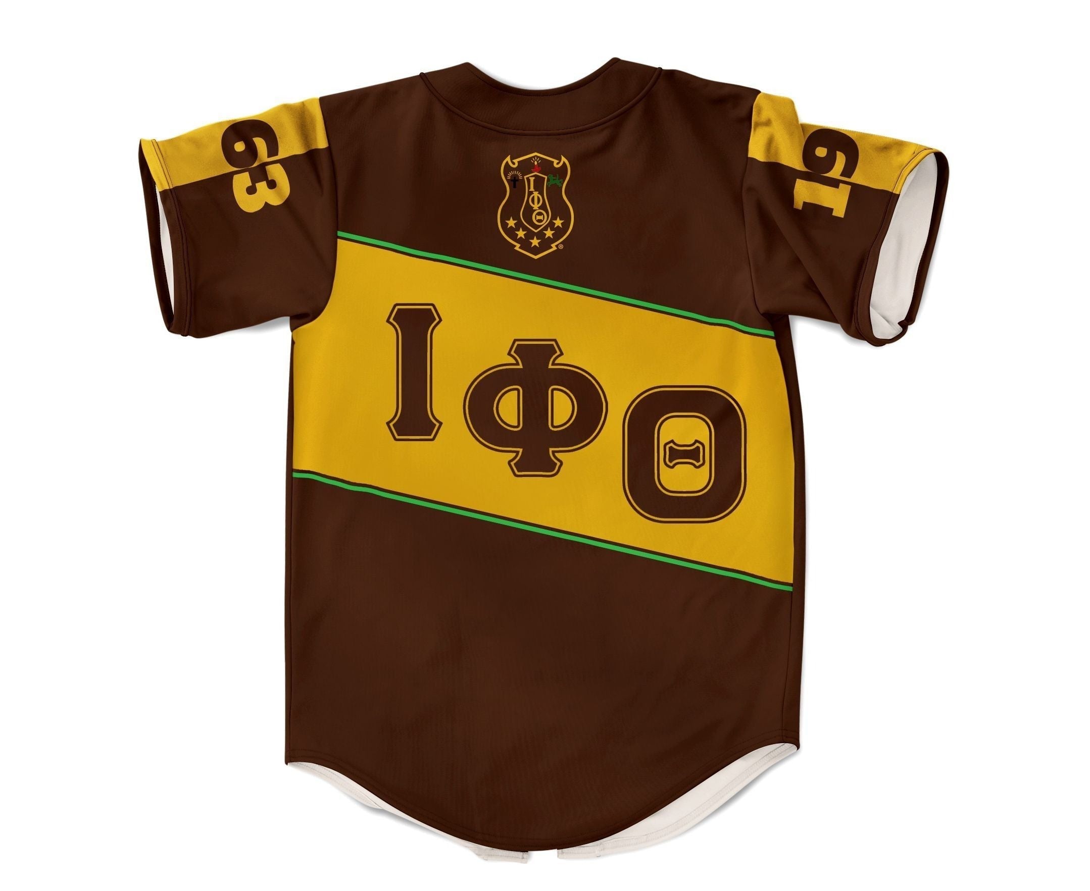 Fraternity Baseball Jersey - Iota Phi Theta 70s Retro Baseball Jersey