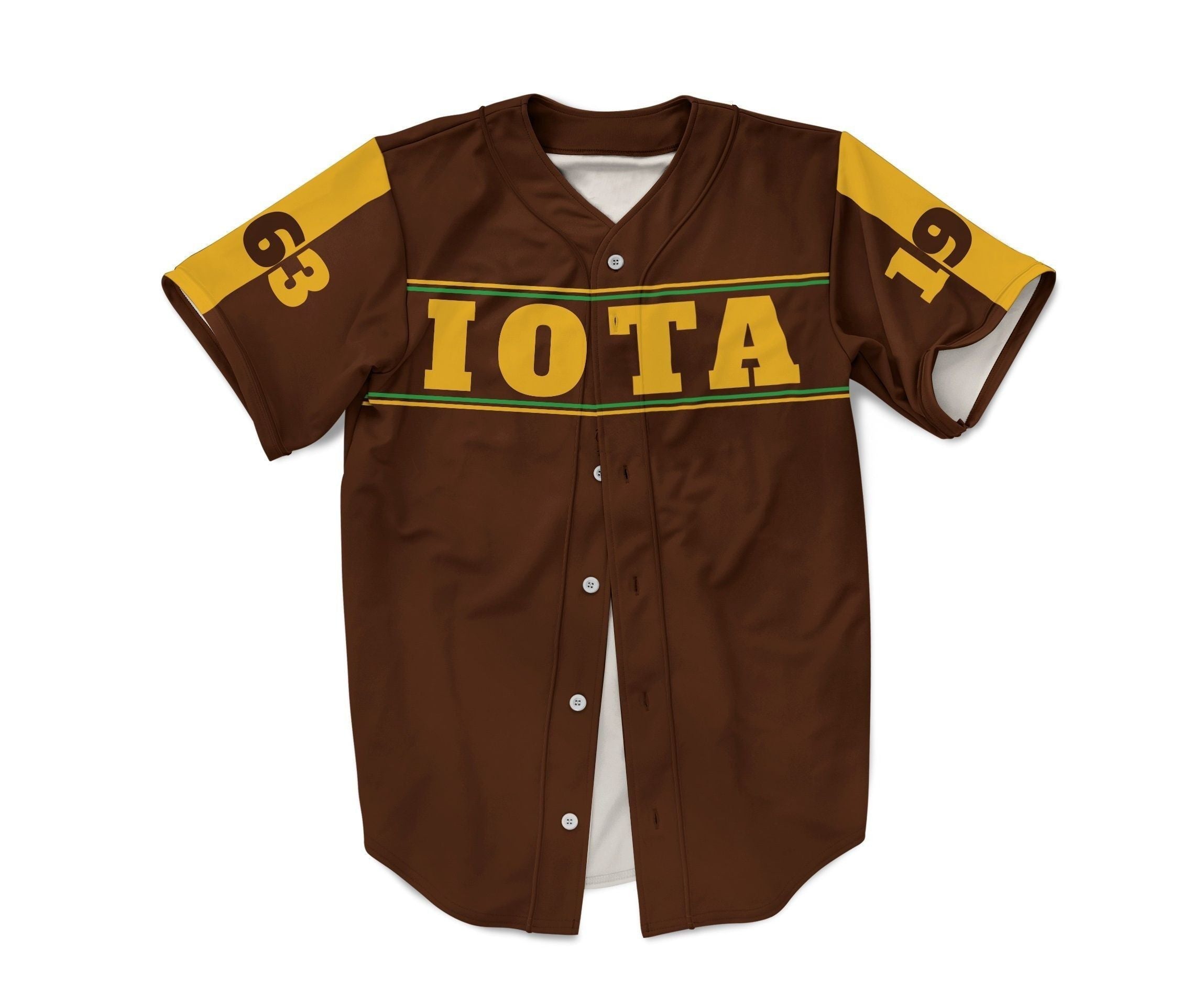 Fraternity Baseball Jersey - Iota Phi Theta 70s Retro Baseball Jersey