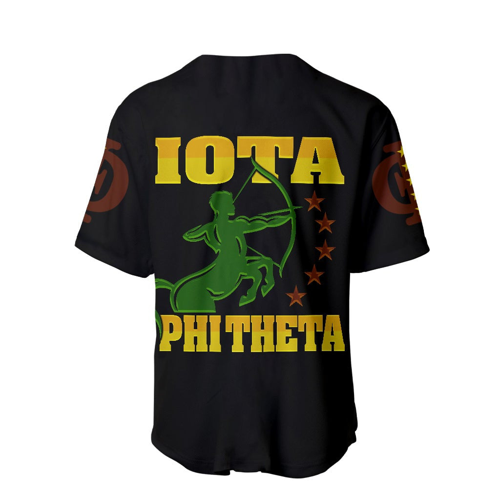 Fraternity Baseball Jersey - Iota Phi Theta Letters Baseball Jersey Shirt