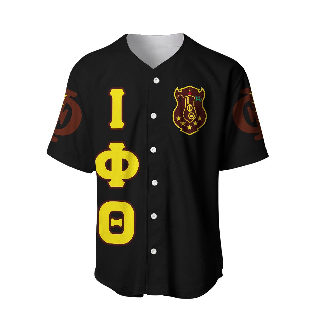 Fraternity Baseball Jersey - Iota Phi Theta Letters Baseball Jersey Shirt
