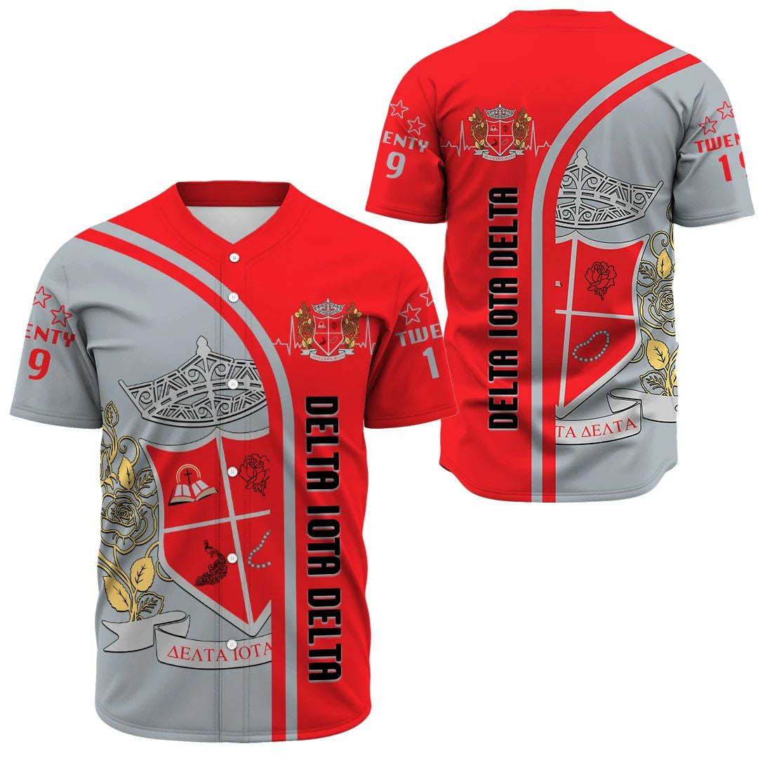 Sorority Baseball Jersey - Delta Iota Delta In My Heart Baseball Jersey