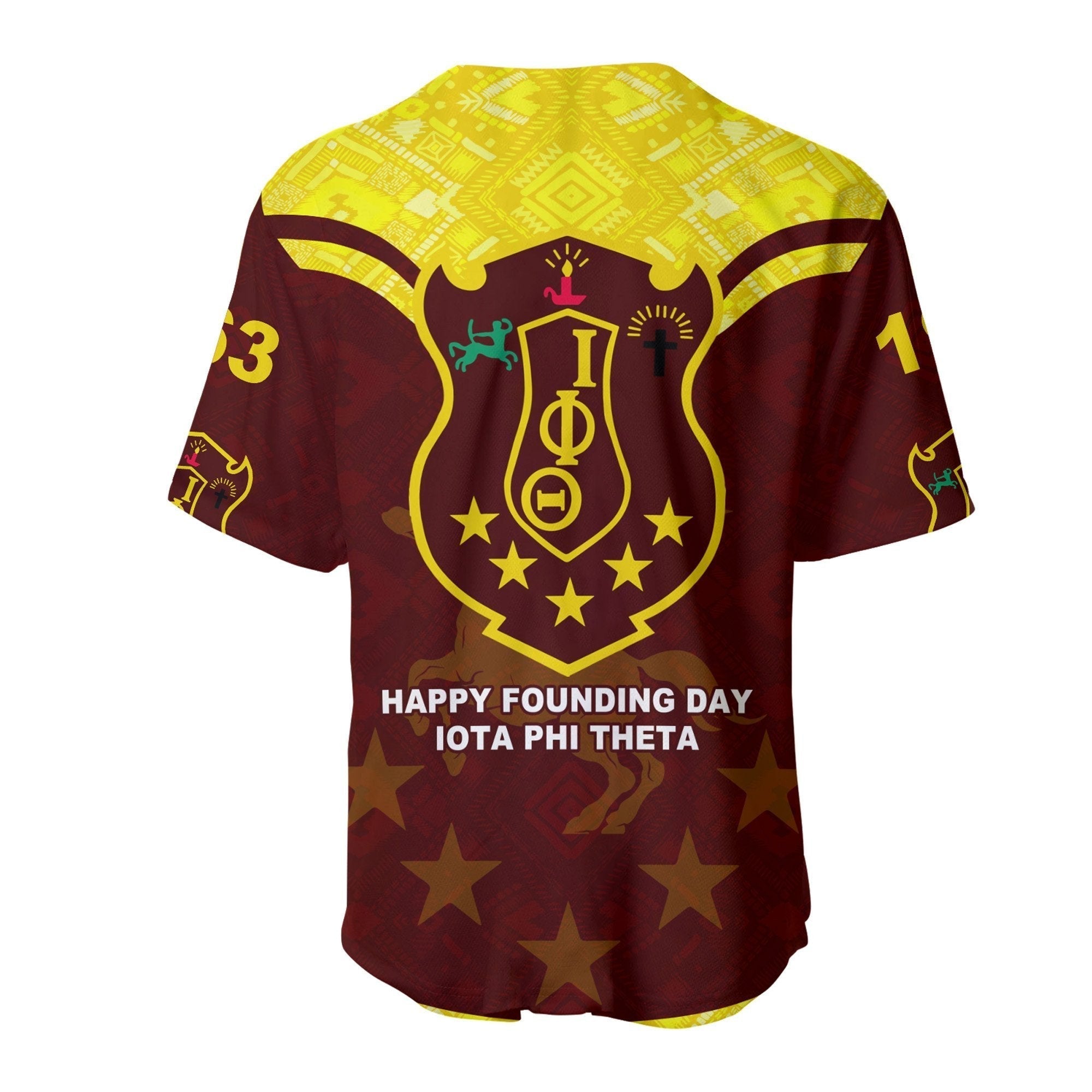 Fraternity Baseball Jersey - Iota Phi Theta 58th Anniversary Baseball Jersey Simple Style