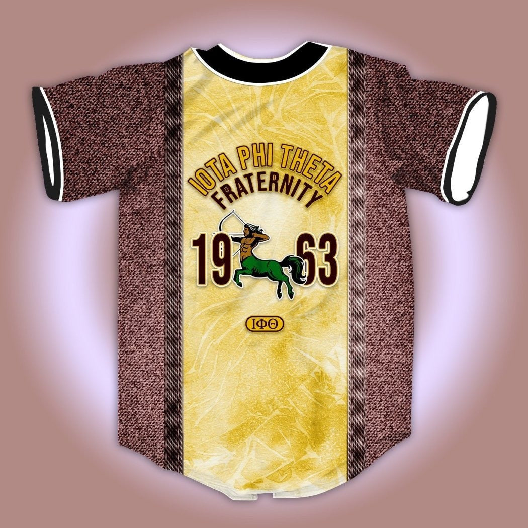 Fraternity Baseball Jersey - Brotherhood Iota Phi Theta Jeans Style Shirt
