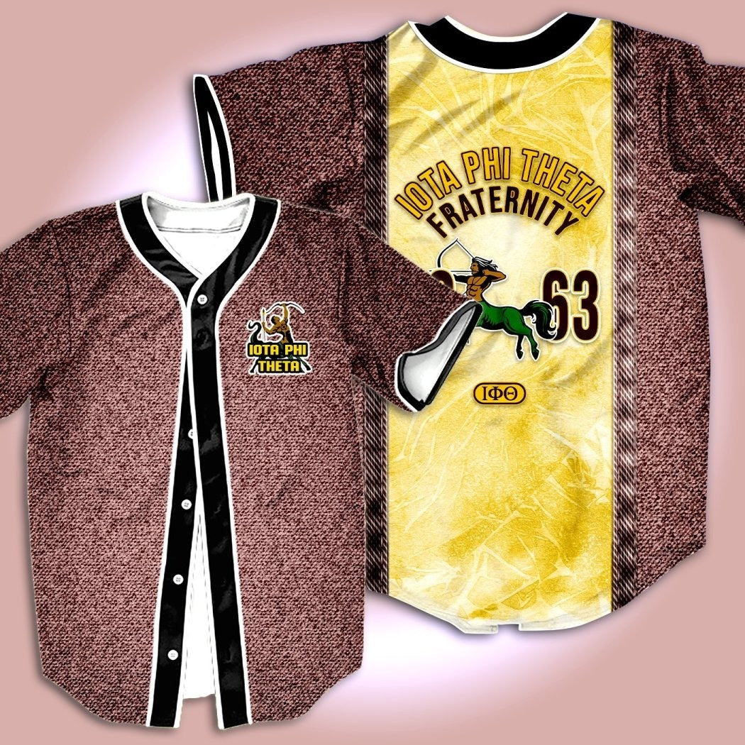 Fraternity Baseball Jersey - Brotherhood Iota Phi Theta Jeans Style Shirt