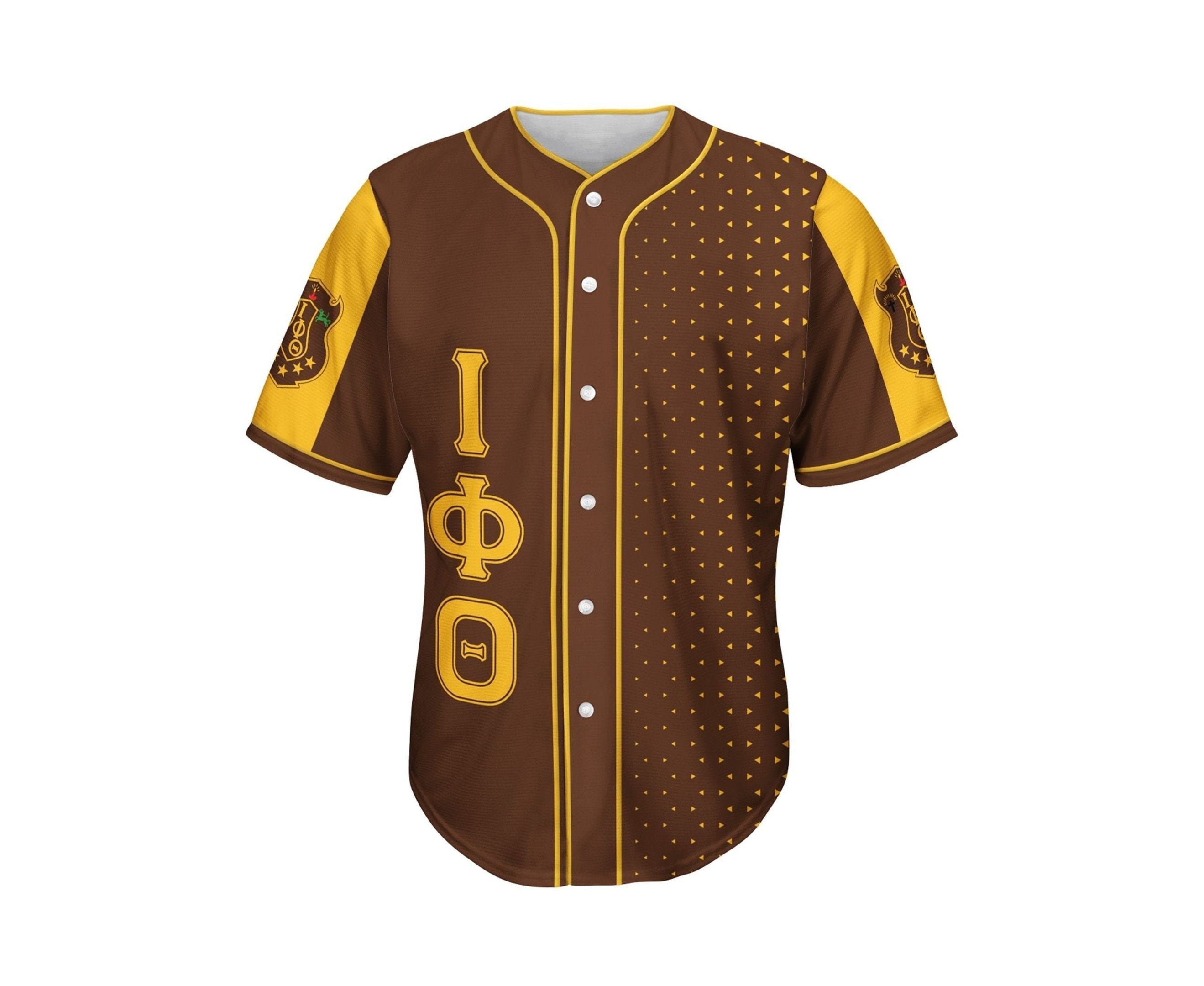 Fraternity Baseball Jersey - Iota Phi Theta Classic Greek Letters 1963 Baseball Jersey