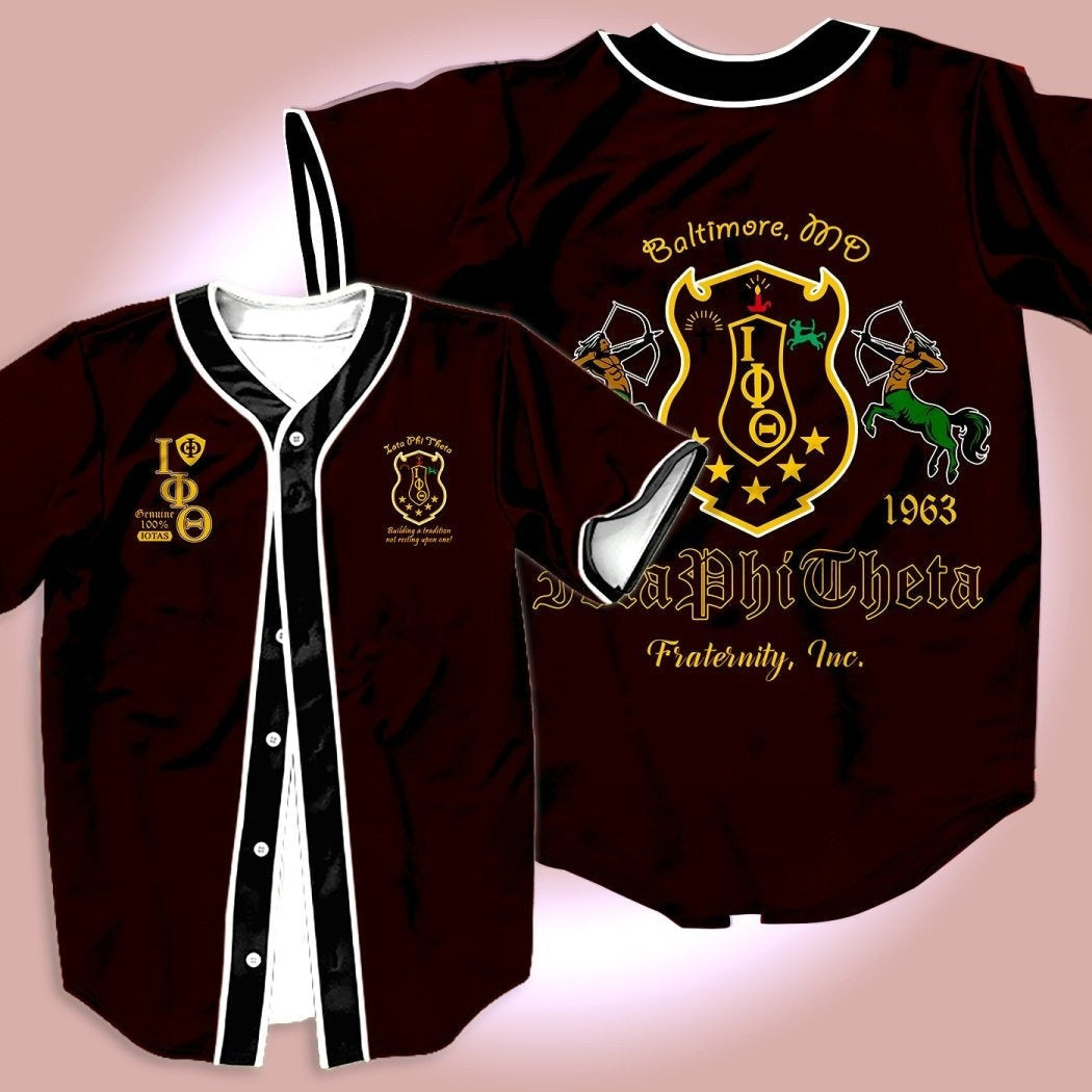 Fraternity Baseball Jersey - Iota Phi Theta Baltimore