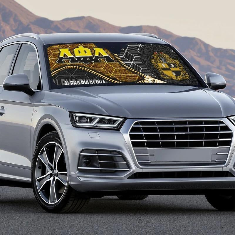 Fraternity Sun Shades - New Way Alpha Phi Alpha Car Sun Shade