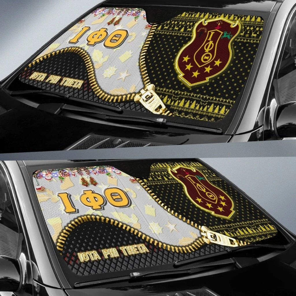 Fraternity Sun Shades - New Way Iota Phi Theta Christmas