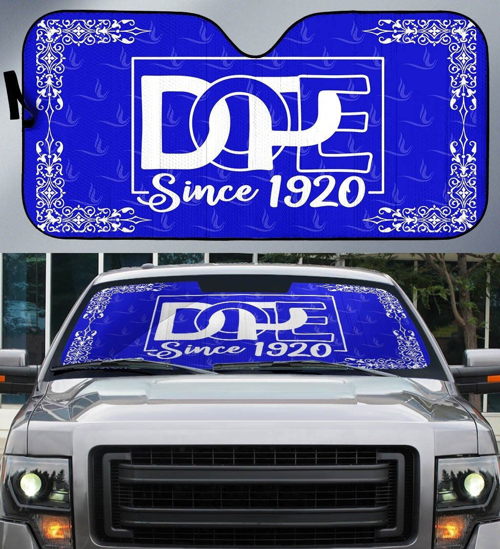 Sorority Sun Shade - Dove Dope 1920 Zeta Phi Beta Car Sun Shade