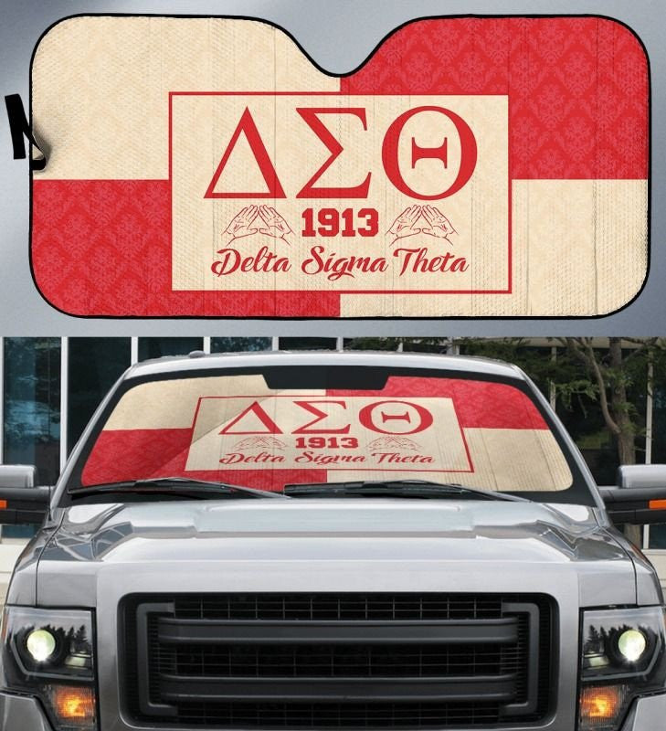 Sorority Sun Shade - Royal Delta Sigma Theta Car Sun Shade