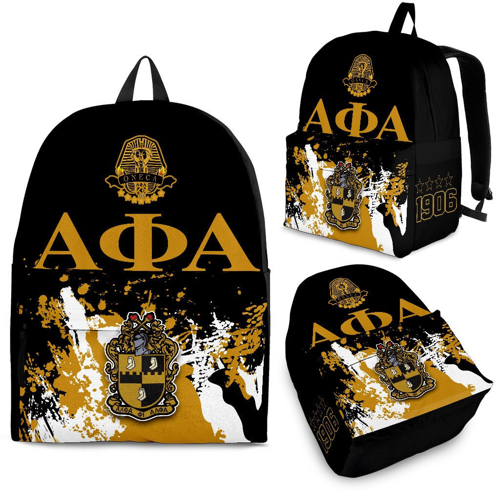 Fraternity Backpack - Alpha Phi Alpha Spaint Style
