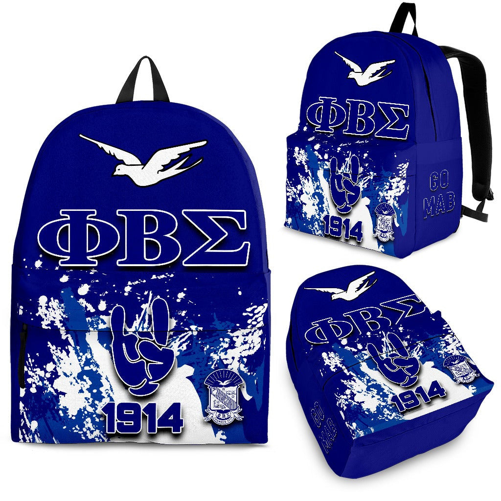 Fraternity Backpack - Phi Beta Sigma Spaint Style