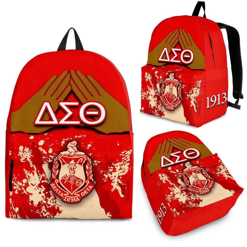 Sorority Backpack - Delta Sigma Theta - Spaint Style