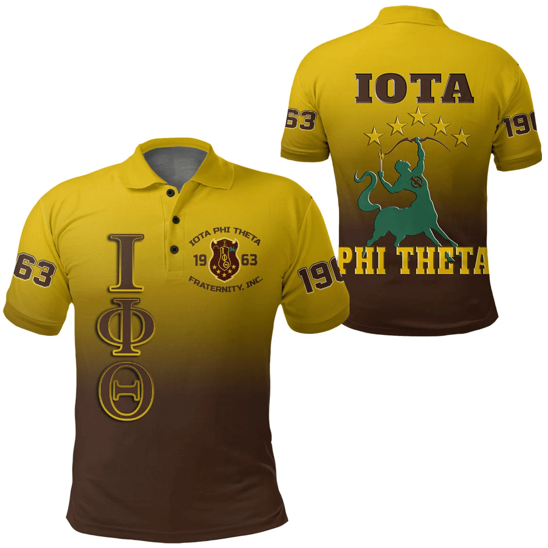 Fraternity Polo - Iota Phi Theta Gradient Polo Shirts