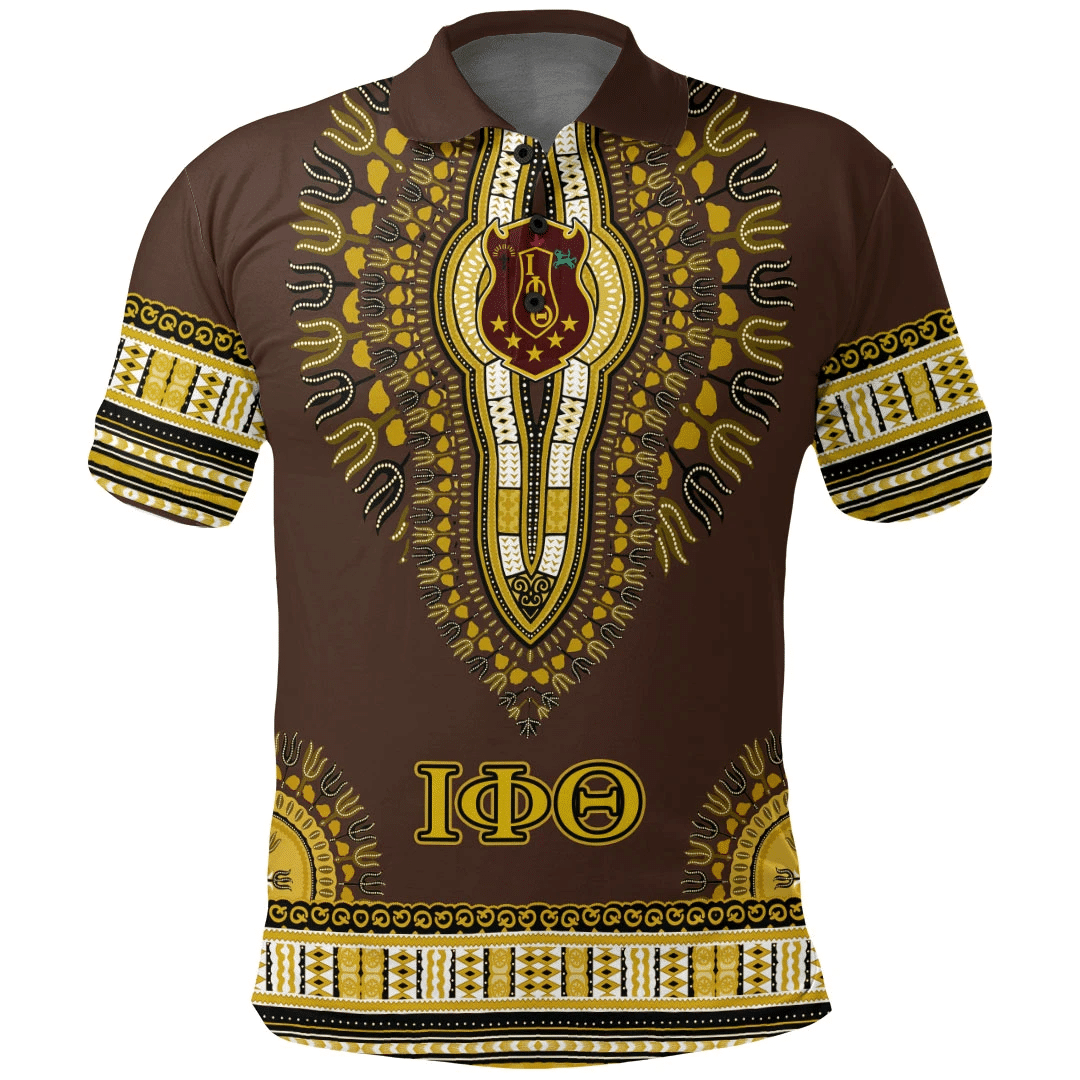 Fraternity Polo - Iota Phi Theta Dashiki Polo Shirts