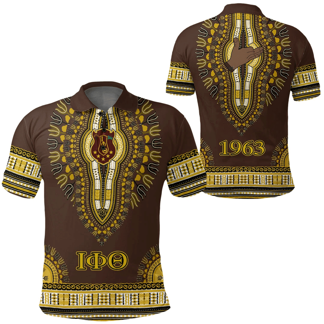 Fraternity Polo - Iota Phi Theta Dashiki Polo Shirts
