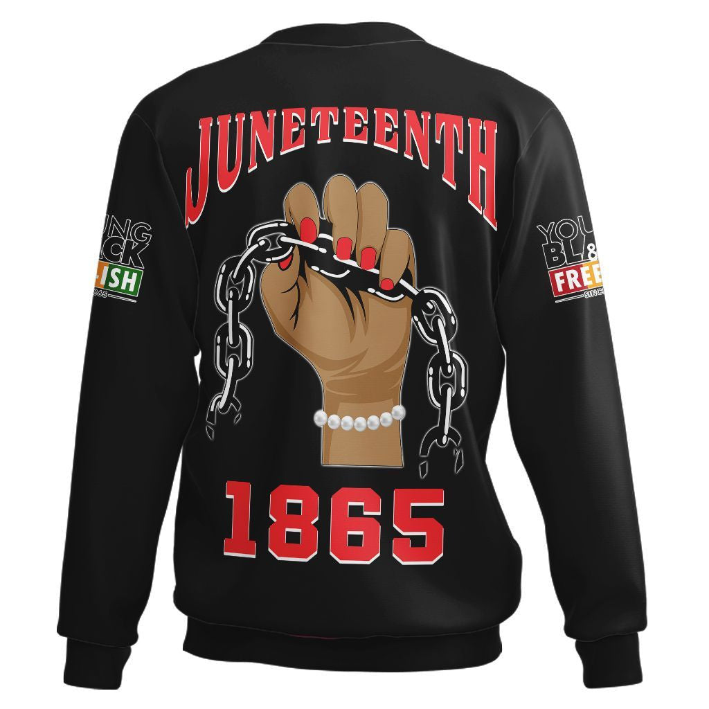 Sorority Sweatshirt - Juneteenth Delta Iota Delta Pretty Girl Sweatshirt