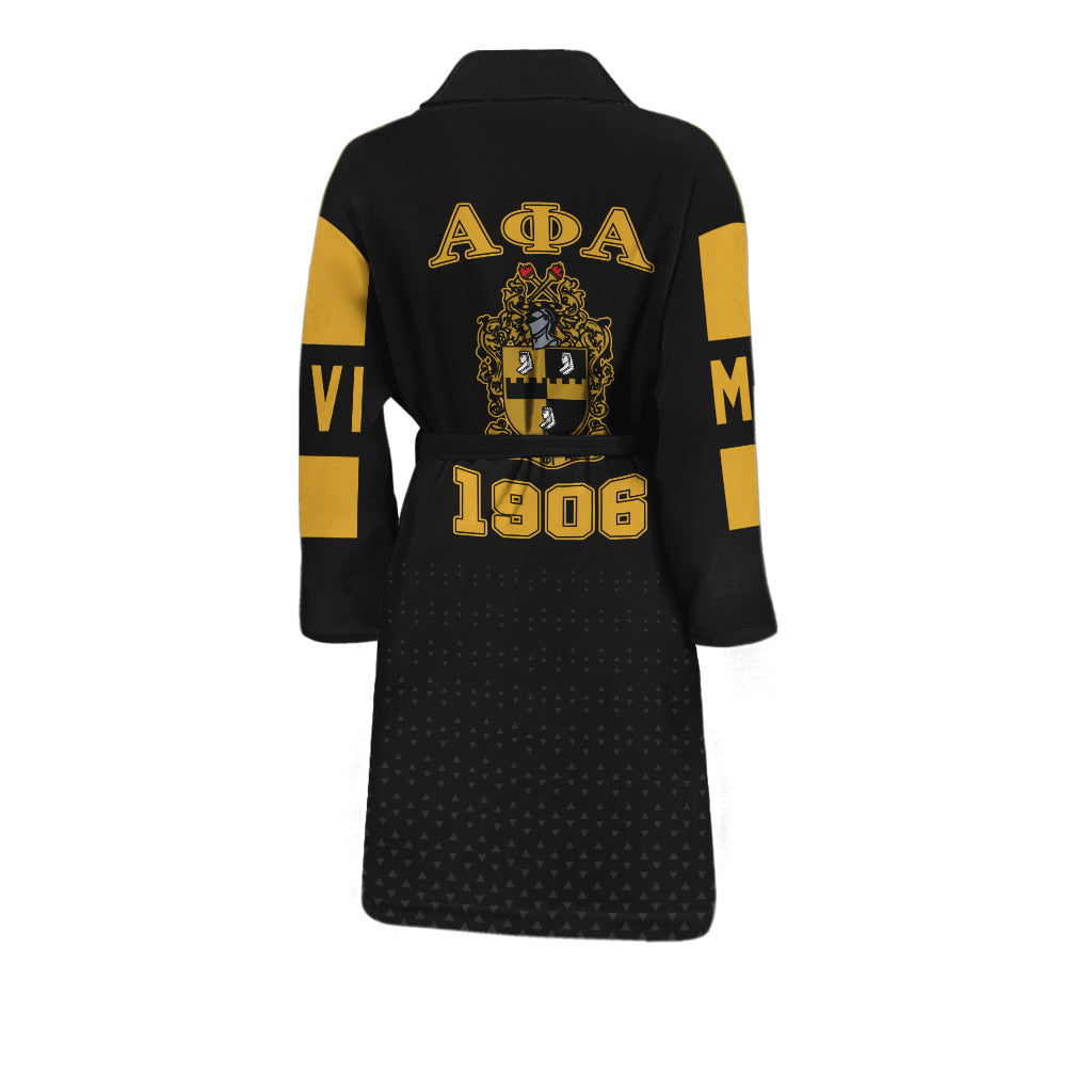 Fraternity Bath Robe - MCM Alpha Phi Alpha Men's Bath Robe