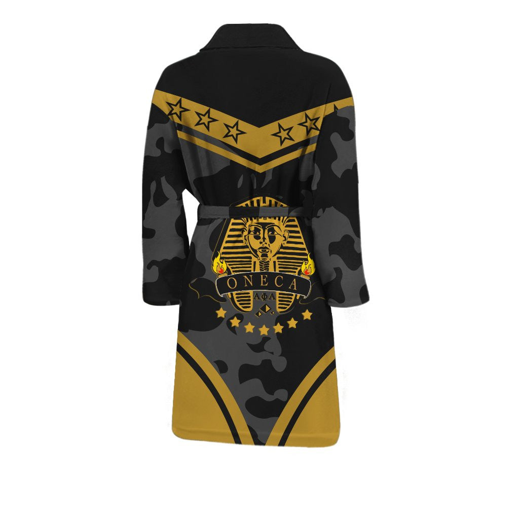 Fraternity Bath Robe - Alpha Phi Alpha Camouflage Men's Bath Robe