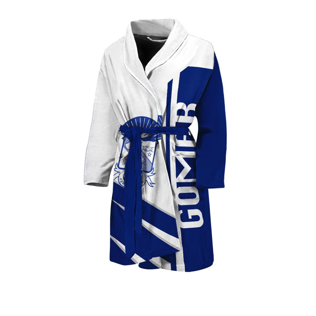 Fraternity Bath Robe - Phi Beta Sigma Half Concept Men's Bath Robe