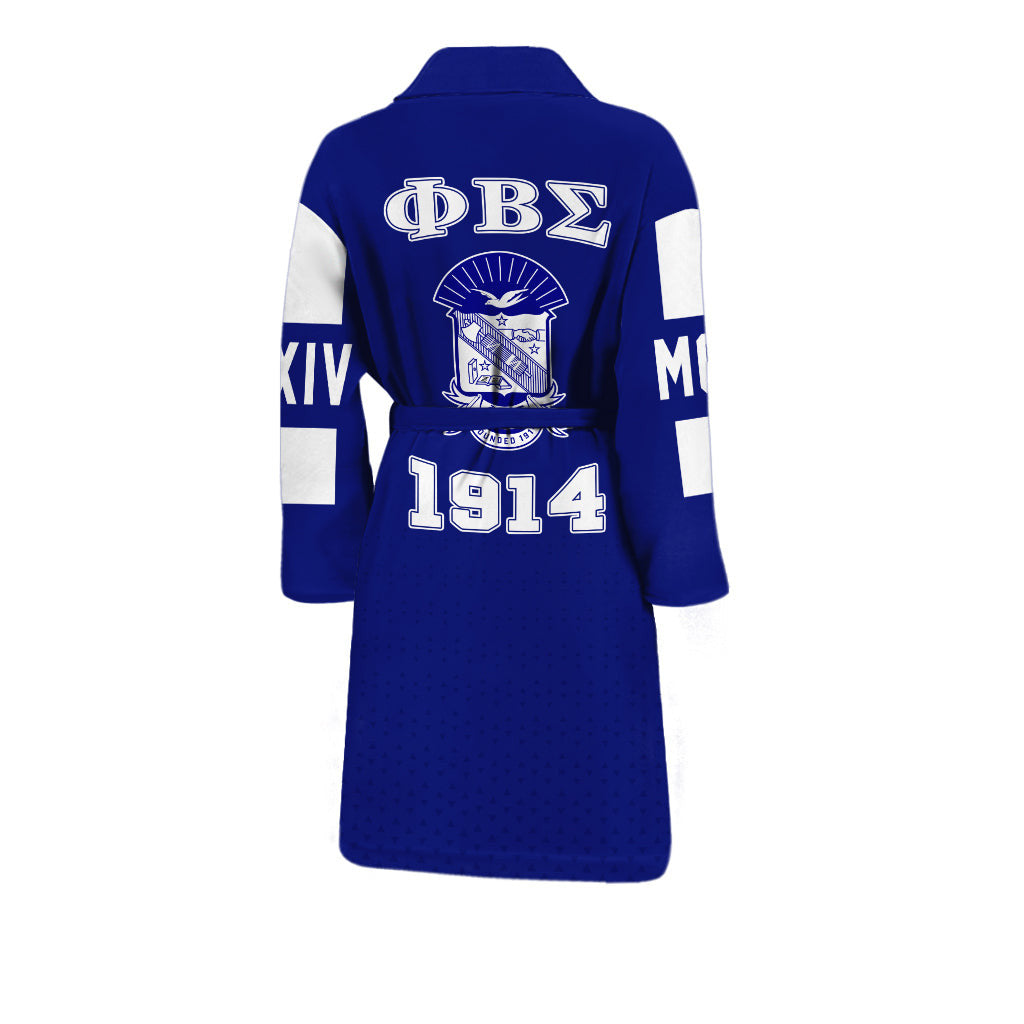 Fraternity Bath Robe - MCM Phi Beta Sigma Men's Bath Robe