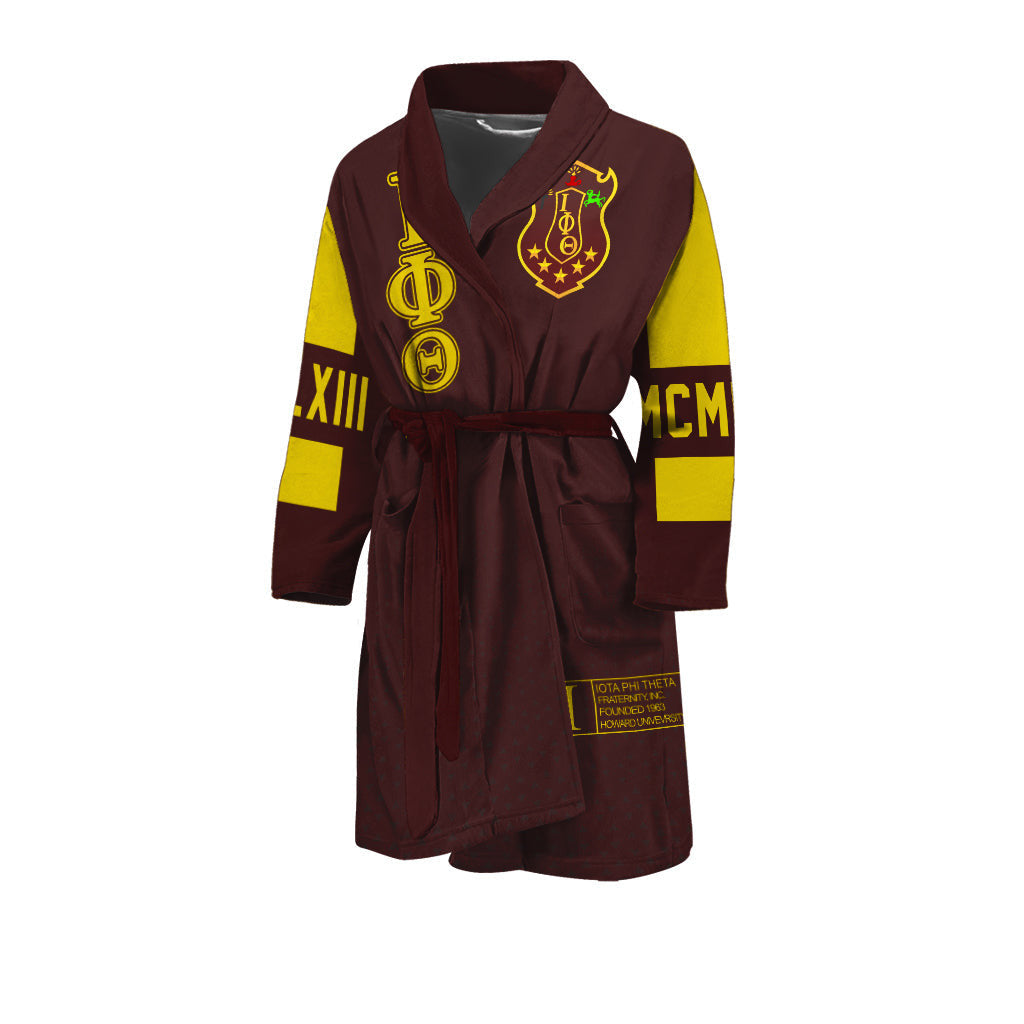 Fraternity Bath Robe - MCM Iota Phi Theta Men's Bath Robe