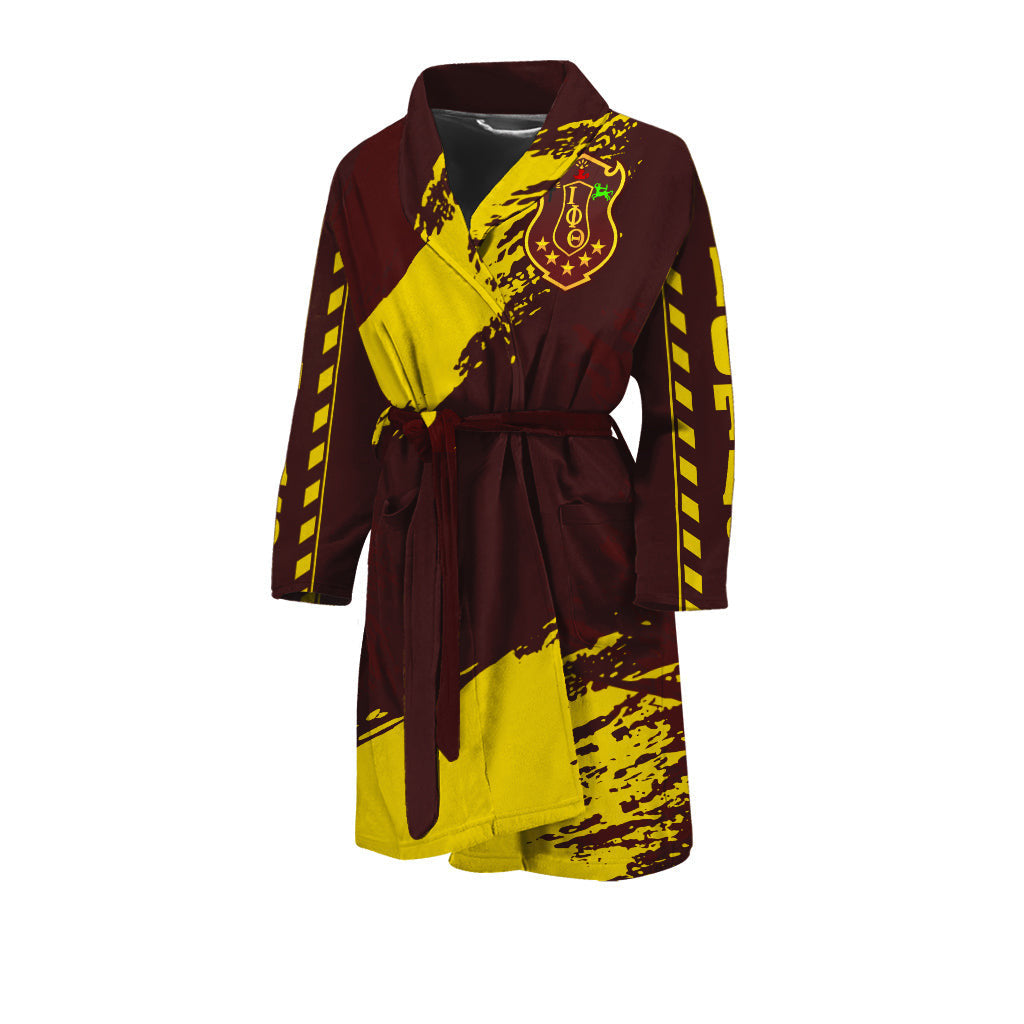 Fraternity Bath Robe - Iota Phi Theta Nineteen Men's Bath Robe