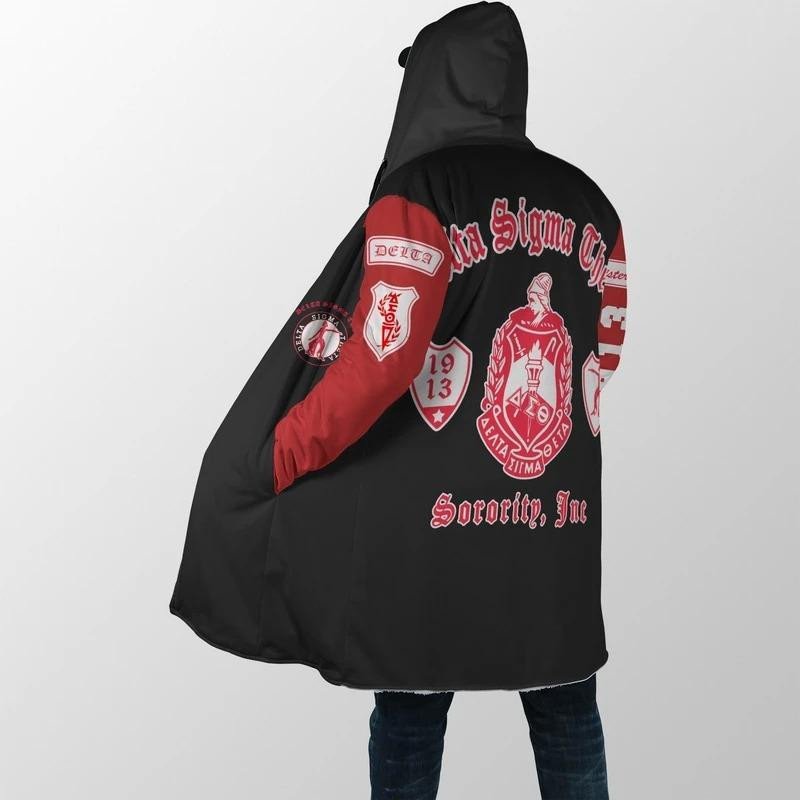 Sorority Hooded Coat - Sisterhood Delta Sigma Theta Ver2 Hooded Coat