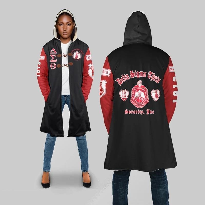 Sorority Hooded Coat - Sisterhood Delta Sigma Theta Ver2 Hooded Coat