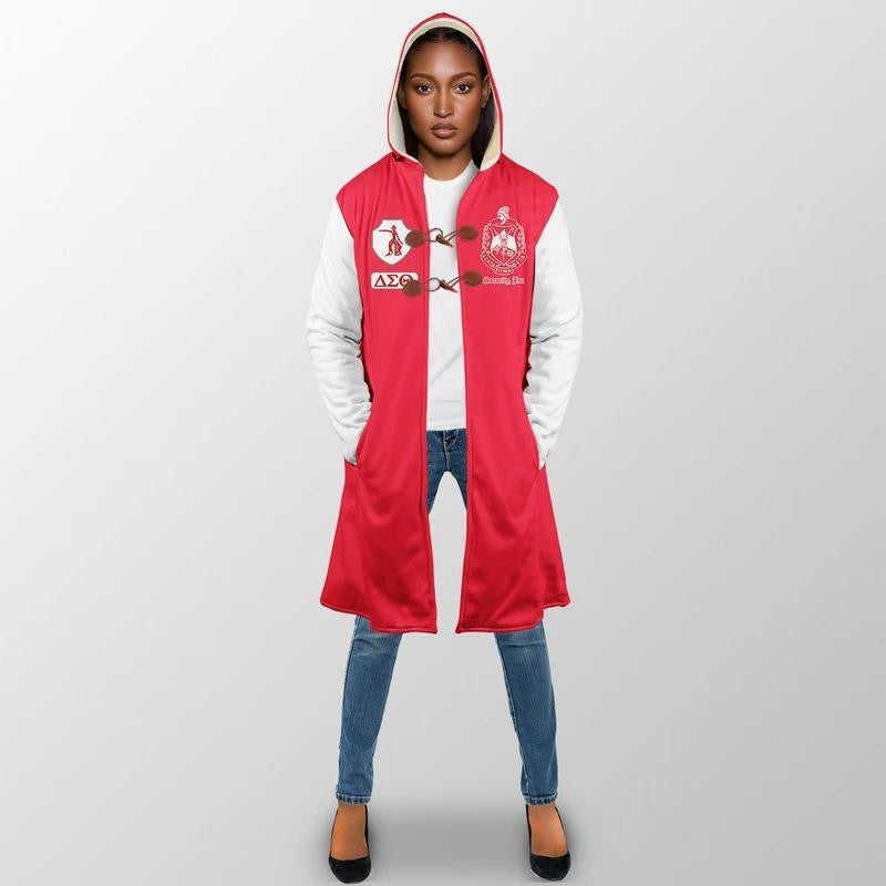 Sorority Hooded Coat - Delta Sigma Theta 1913 Hooded Coat