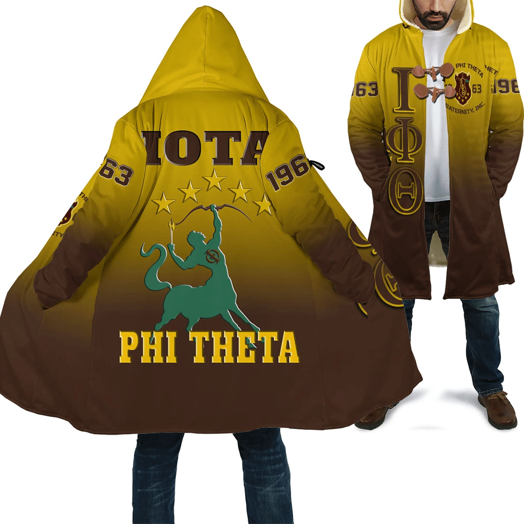 Fraternity Hooded Coat - Iota Phi Theta Gradient Hooded Coat