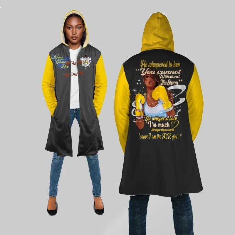 Sorority Hooded Coat - I Am Sigma Gamma Rho Girl Hooded Coat
