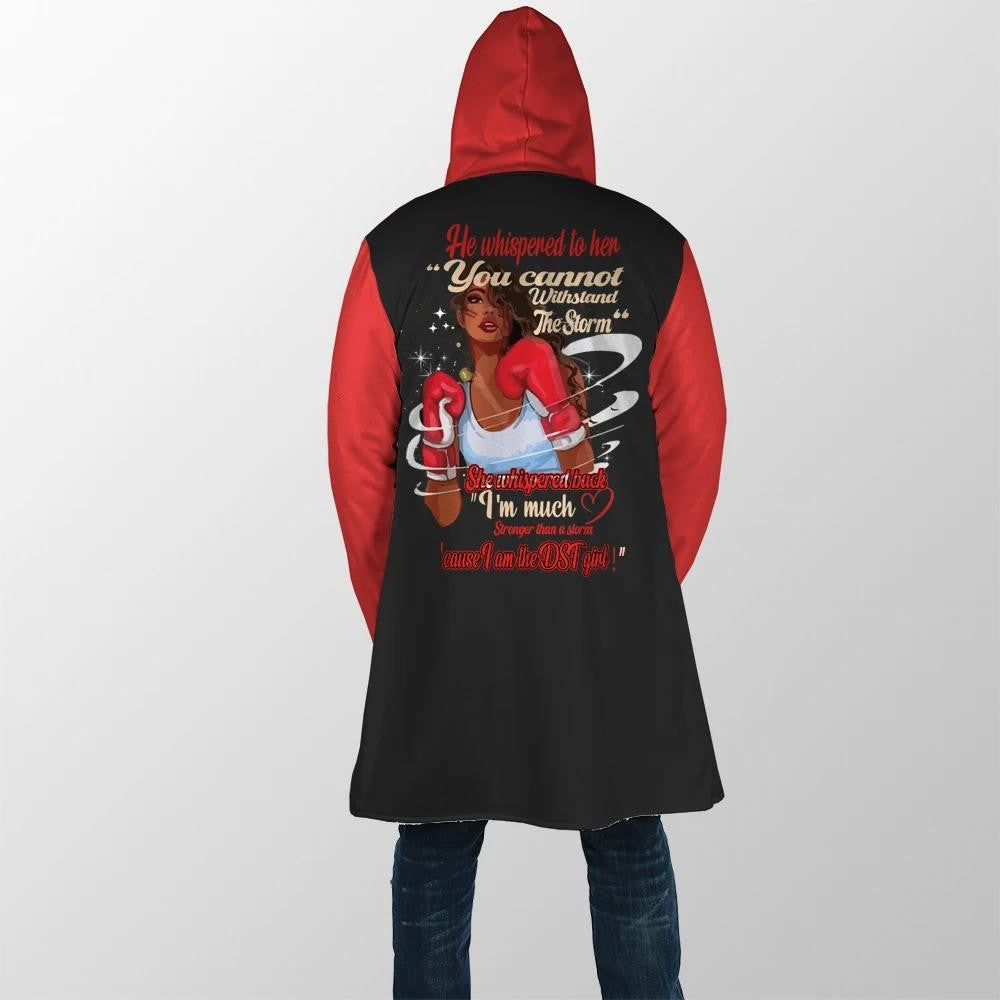 Sorority Hooded Coat - Strong Women Delta Sigma Theta Hooded Coat