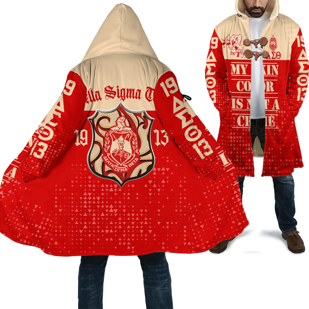 Sorority Hooded Coat - Delta Sigma Theta Hooded Coat