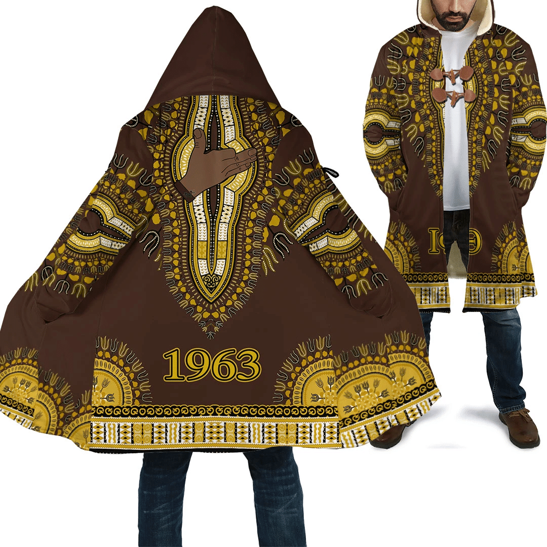 Fraternity Hooded Coat - Iota Phi Theta Dashiki Hooded Coat