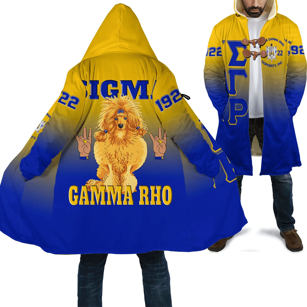 Sorority Hooded Coat - Sigma Gamma Rho Gradient Hooded Coat