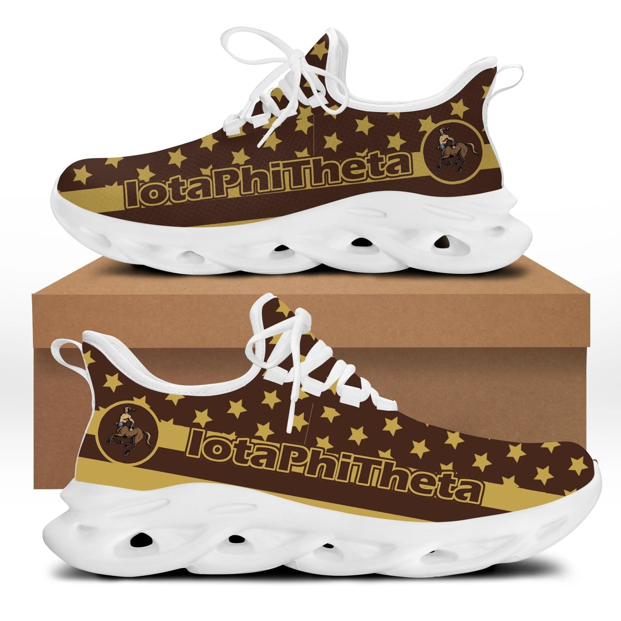 Fraternity Footwear - Iota Phi Theta Stars Clunky Sneakers