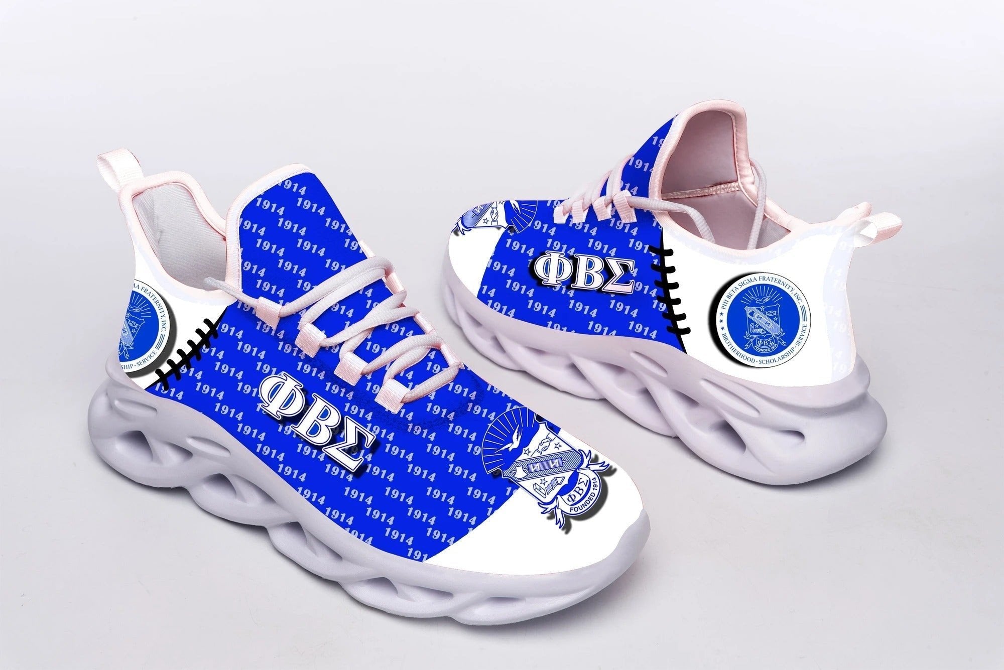 Fraternity Footwear - Phi Beta Sigma Stitches Clunky Sneakers