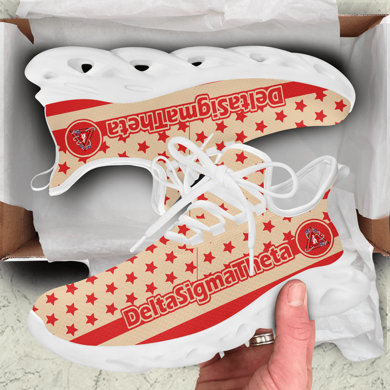 Sorority Footwear - Delta Sigma Theta Stars Clunky Sneakers