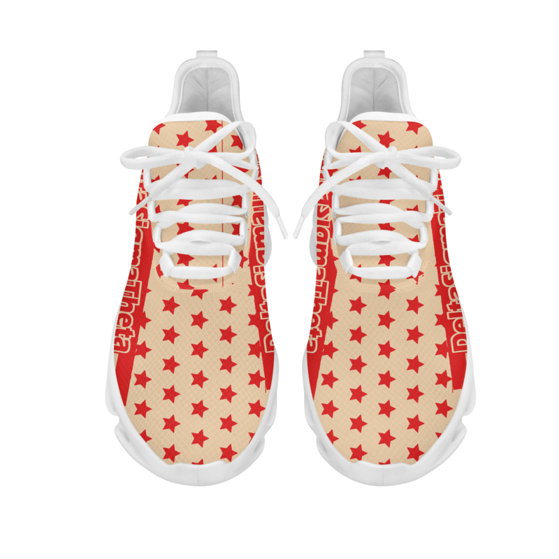 Sorority Footwear - Delta Sigma Theta Stars Clunky Sneakers