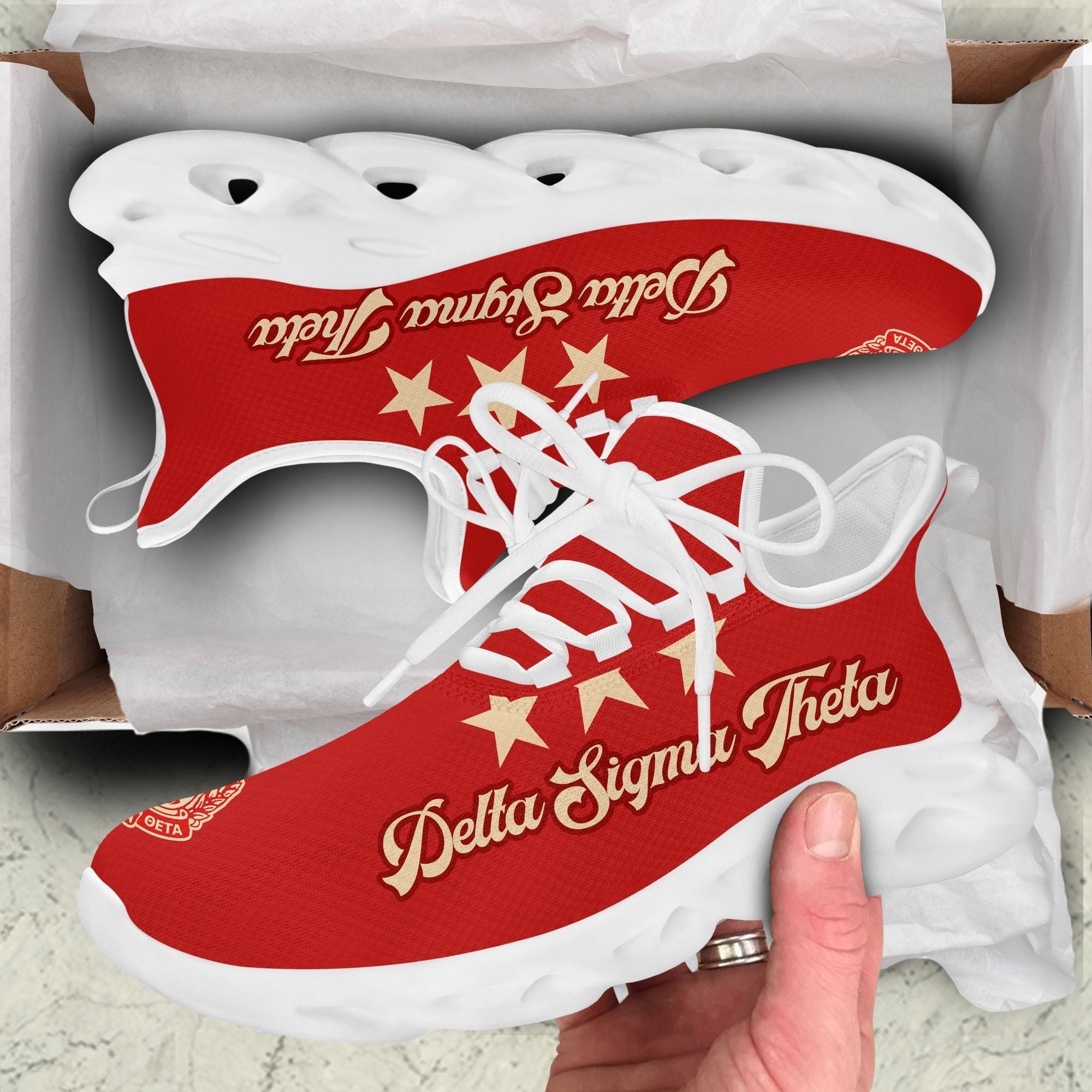 Sorority Footwear - Delta Sigma Theta Clunky Sneakers