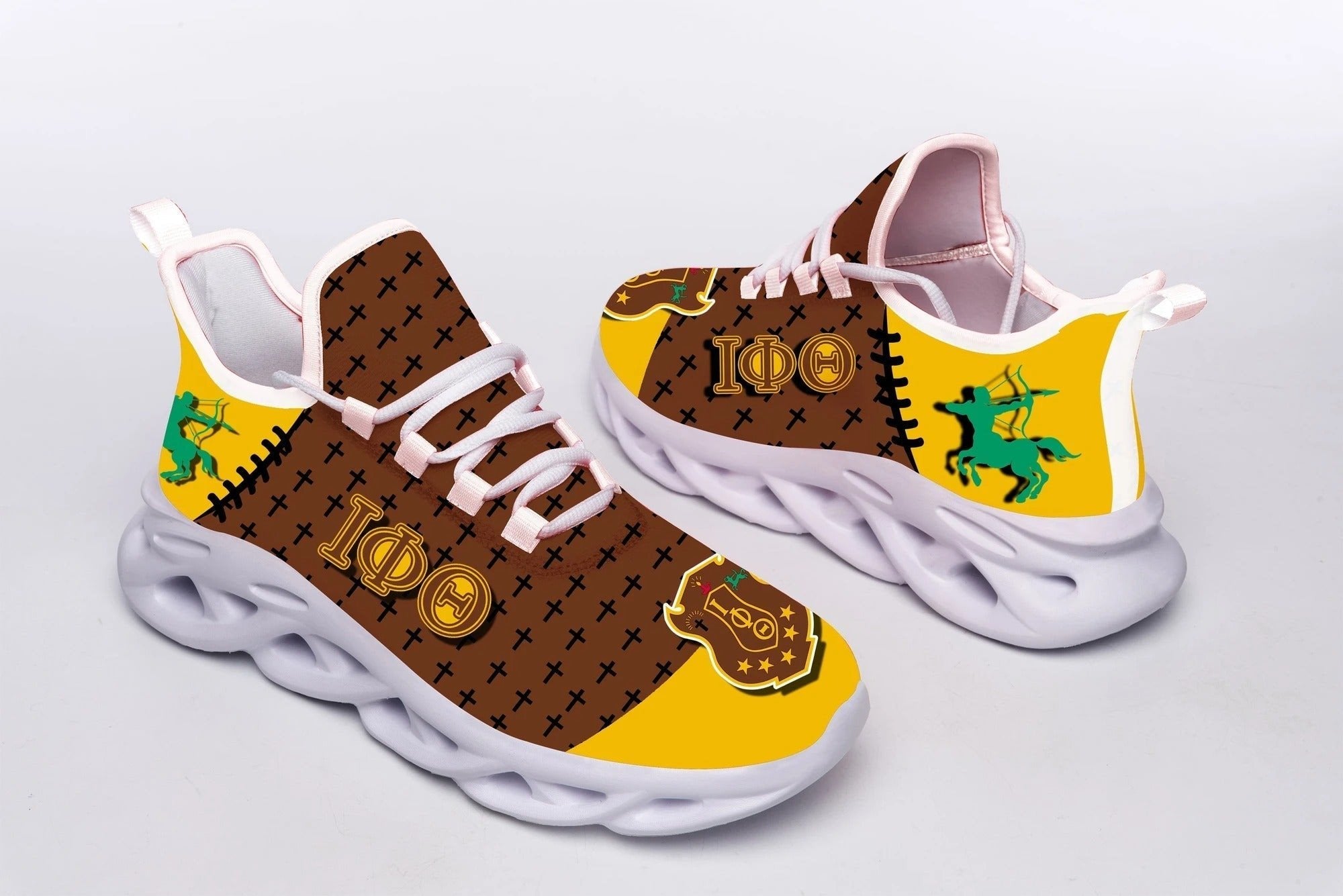Fraternity Footwear - Iota Phi Theta Stitches Clunky Sneakers