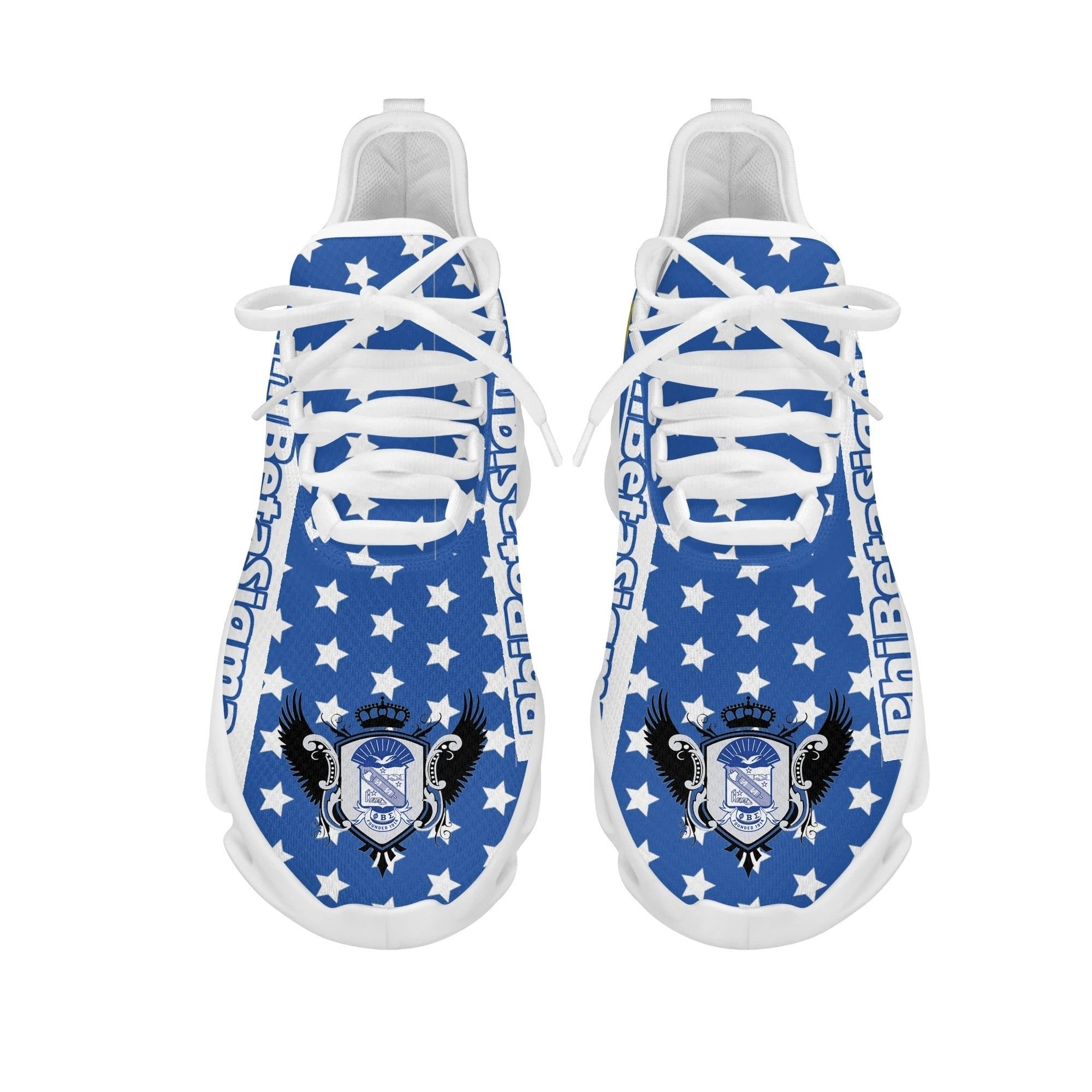 Fraternity Footwear - Phi Beta Sigma Stars Clunky Sneakers