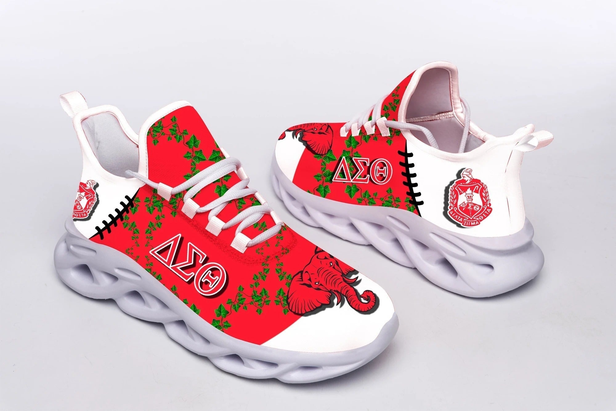 Sorority Footwear - Delta Sigma Theta Stitches Clunky Sneakers