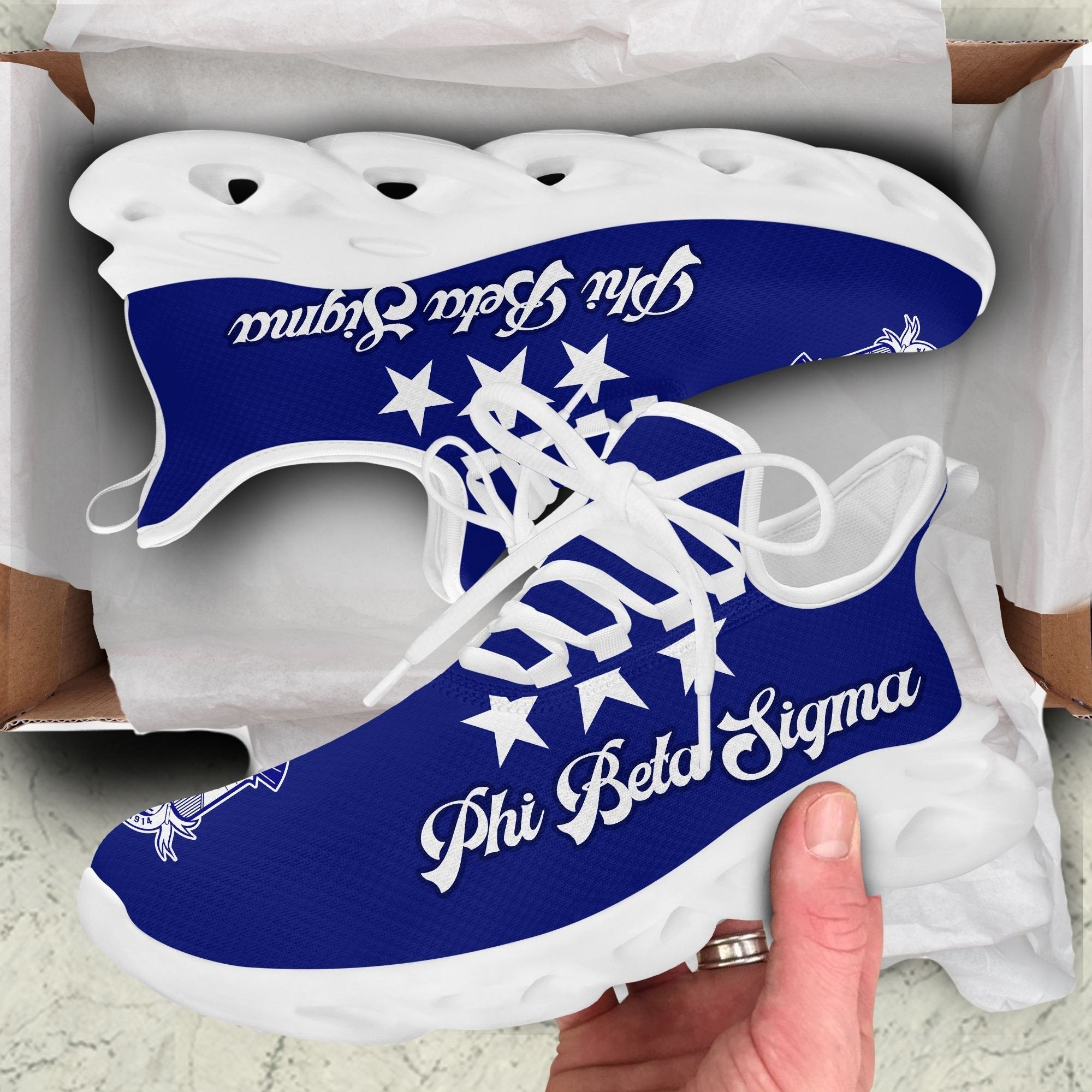 Fraternity Footwear - Phi Beta Sigma Clunky Sneakers