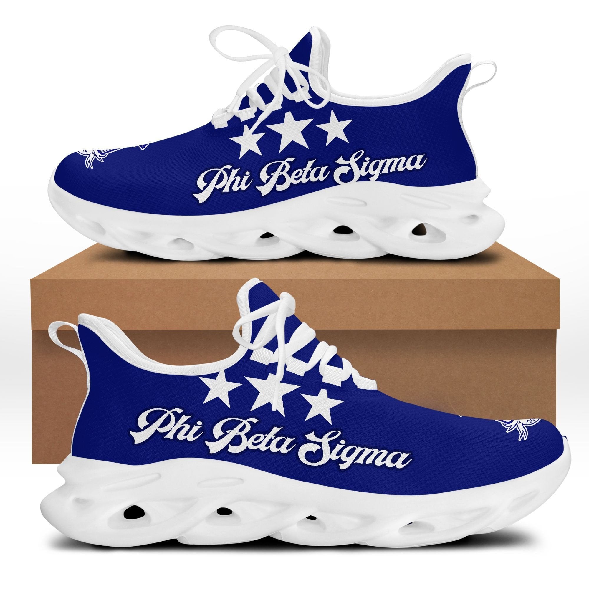 Fraternity Footwear - Phi Beta Sigma Clunky Sneakers