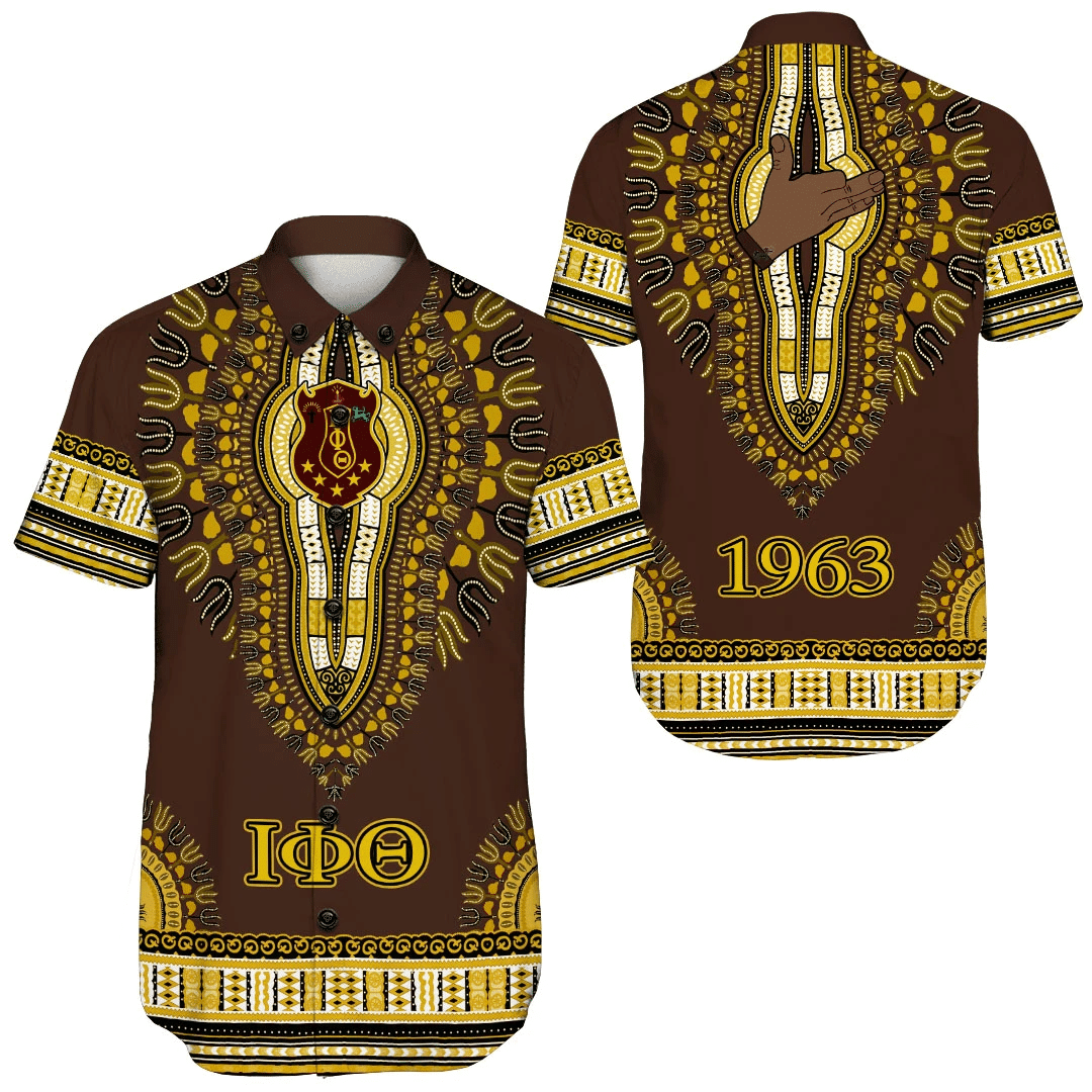Fraternity Shirt - Iota Phi Theta Dashiki Short Sleeve Shirt