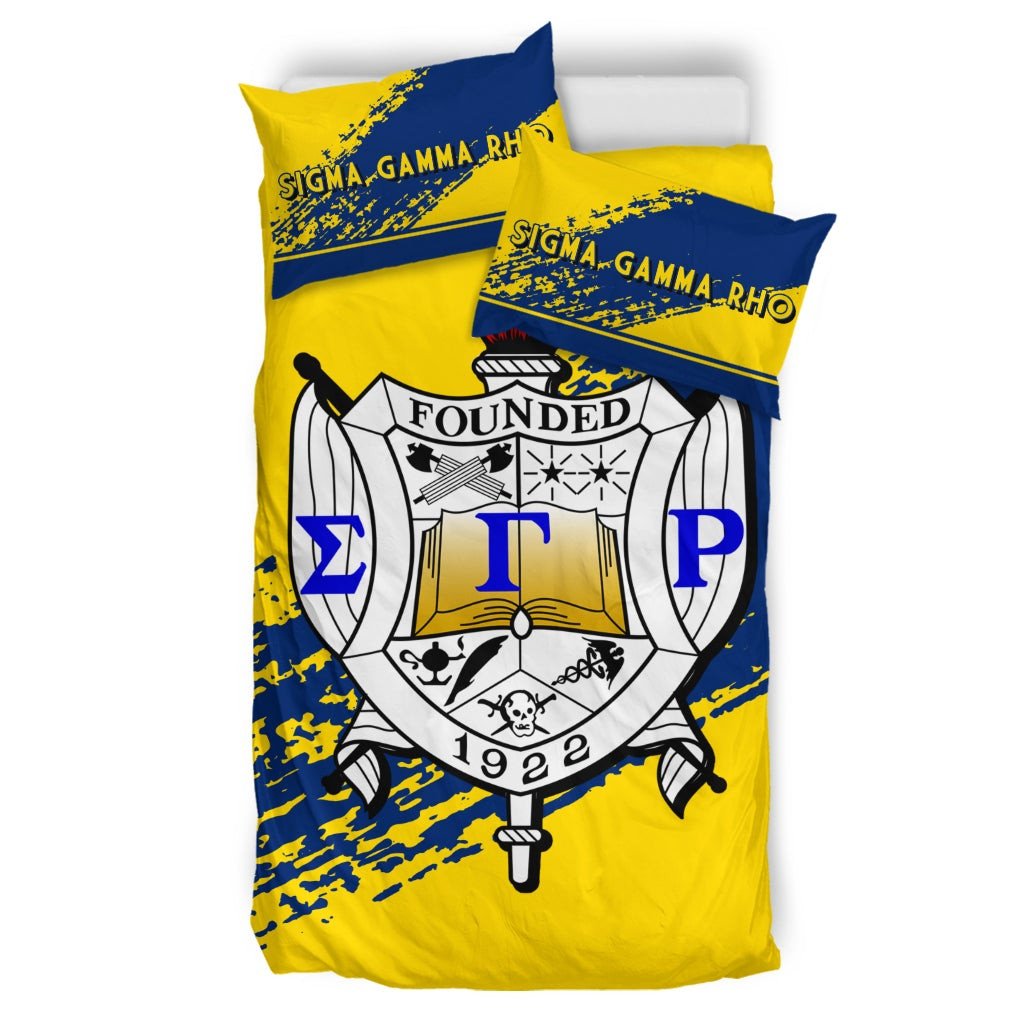 Sorority Bedding Set - Sigma Gamma Rho Bedding Set Quarter Style