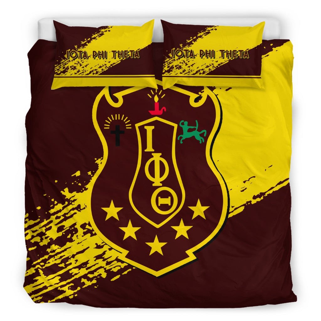 Fraternity Bedding Set - Iota Phi Theta Bedding Set Quarter Style