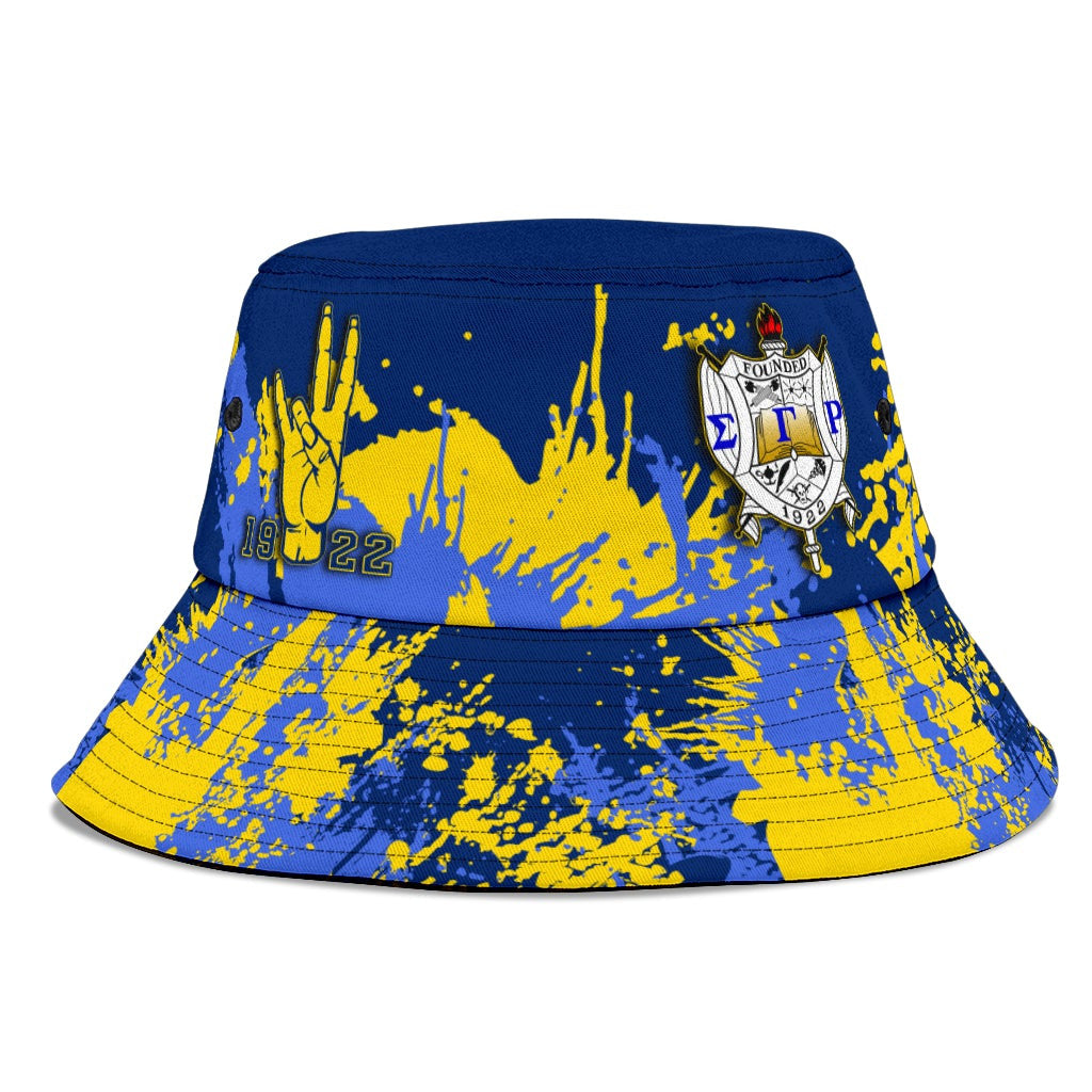 Sorority Hat - Sigma Gamma RhoSorority Bucket Hat Spaint Style